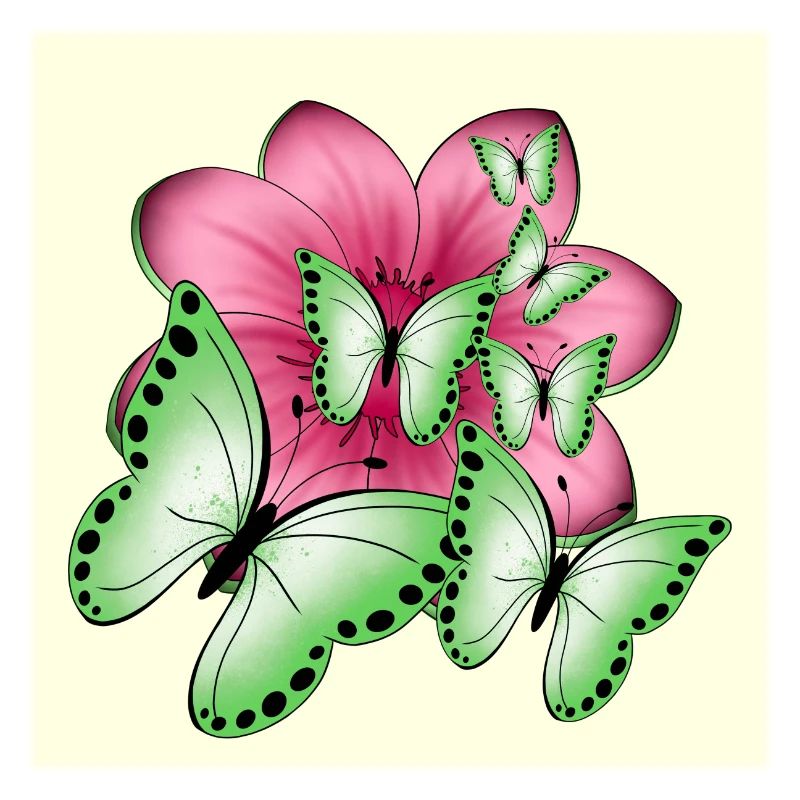 Schmetterlinge Blume