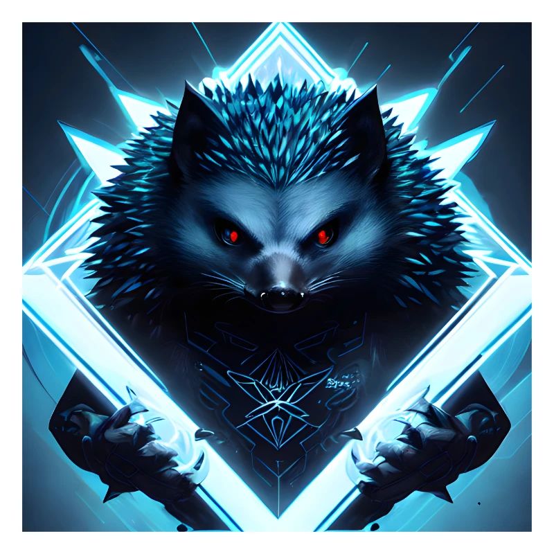 Luminous blue hedgehog
