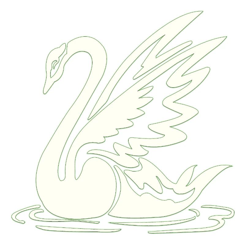 Tattoo element vector tattoo Body art swan