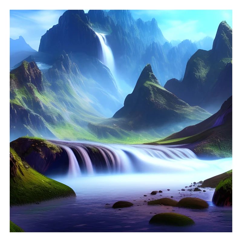Cascade et Berge_01