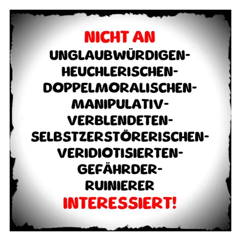 vermeide schlechtes