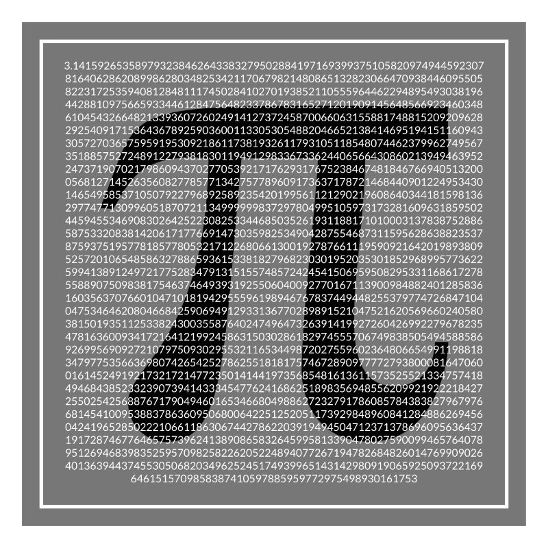 PRIME PI 1000 DIGITS AFTER DECIMAL POINT
