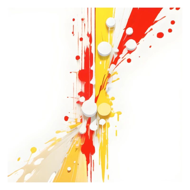 Abstrakter Farbspritzer