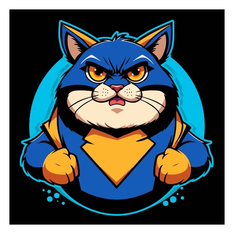 Superheld Katze