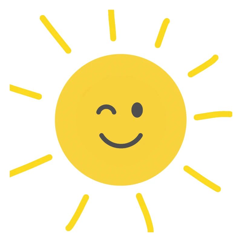 Laughing sun