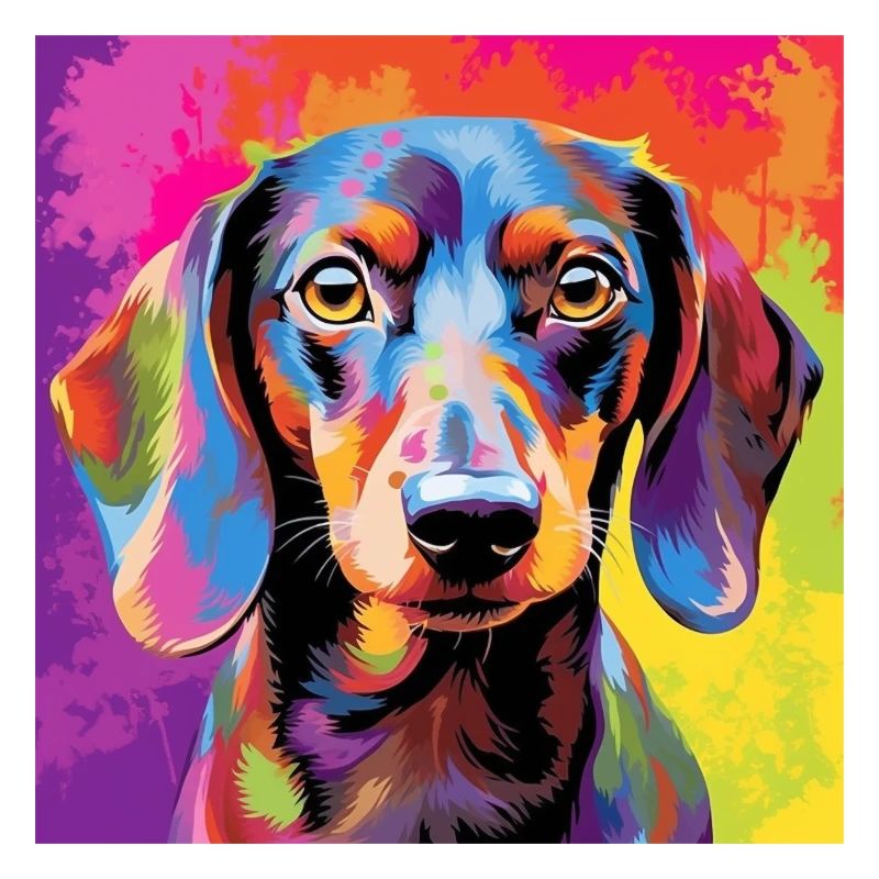 Dachshund Pop Art
