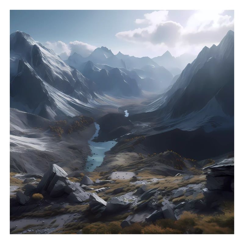 Austrian mountain landscape