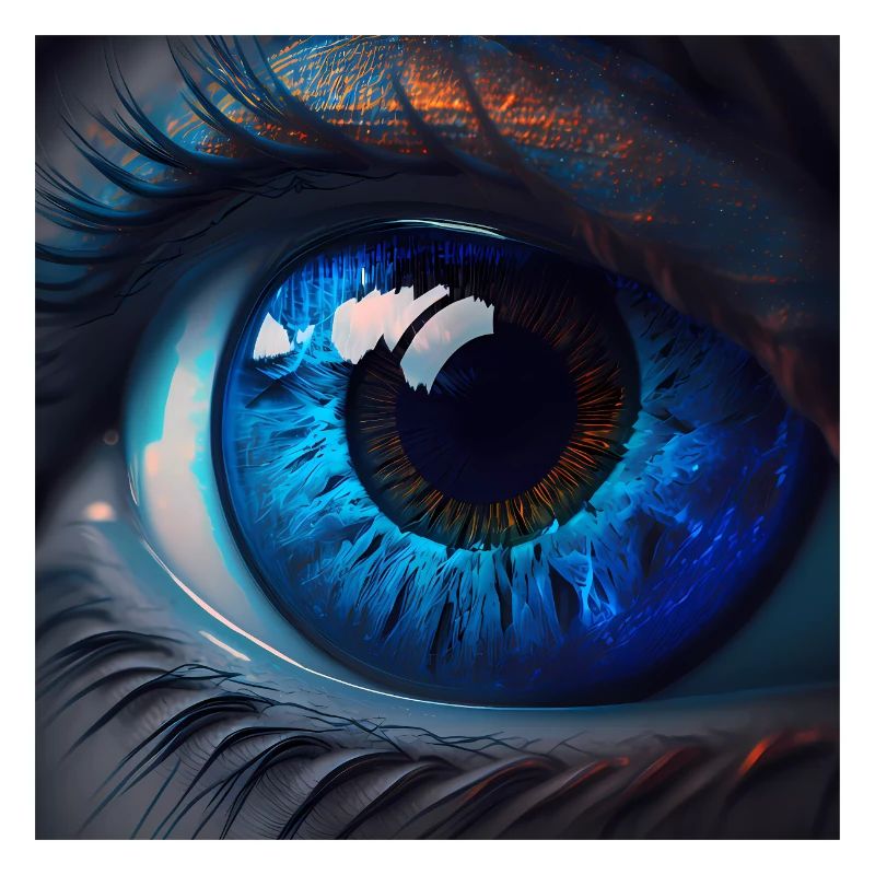 Gros plan de Blue Eyes