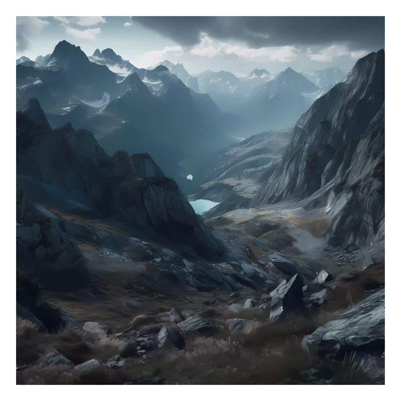 Austrian mountain landscape