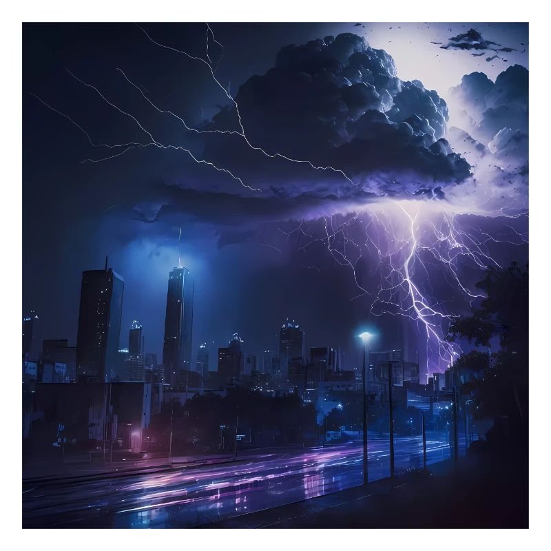 Affiche de l’œuvre d’art Thunderstorm Storm