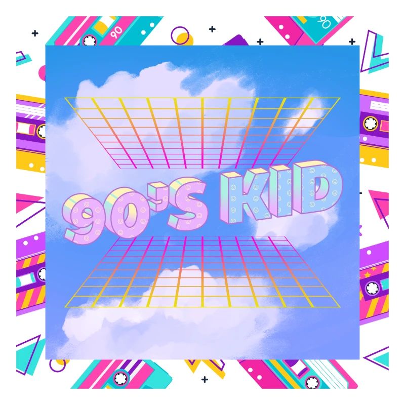 Retro 90s kid