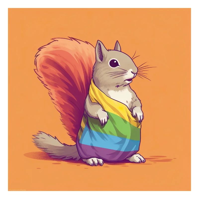 Pride LGBT Eichhörnchen