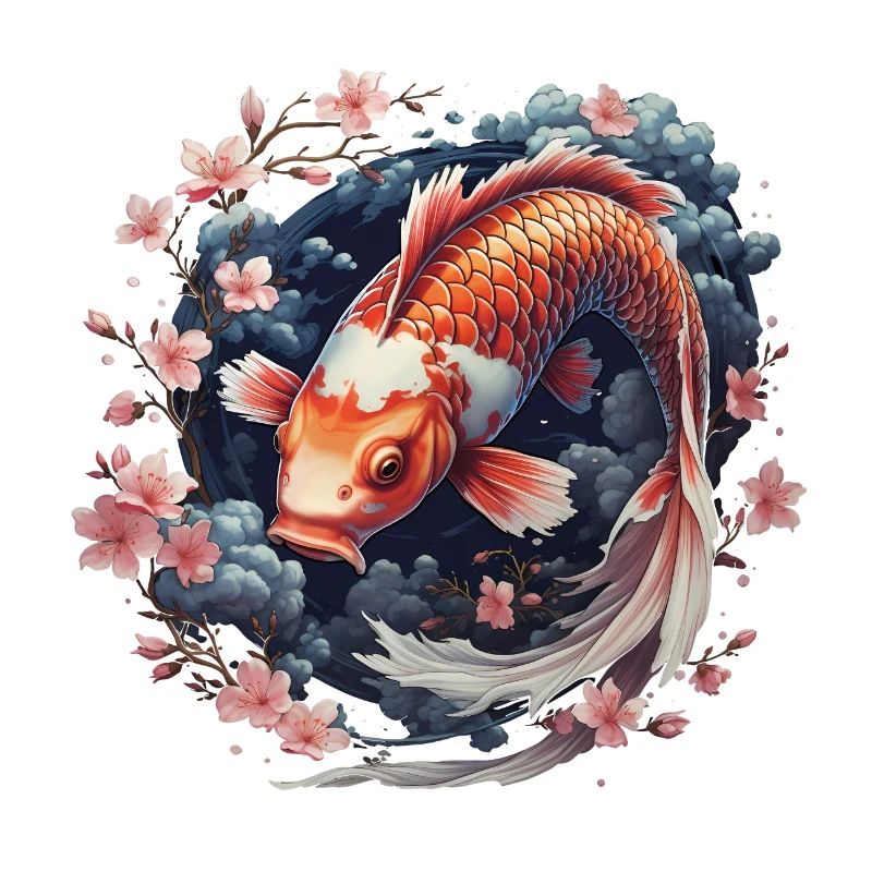 Koi Carp Sakura