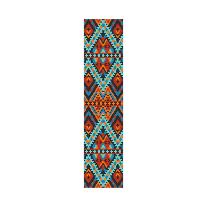 Lettre I- design boho, monogramme coloré