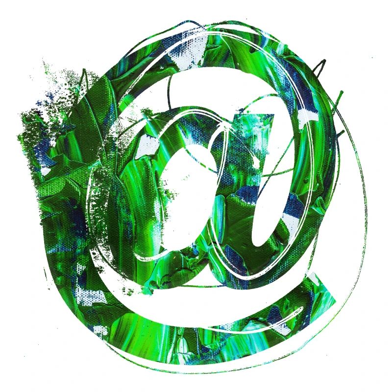 Internet email www drôle de mème grunge tech leters