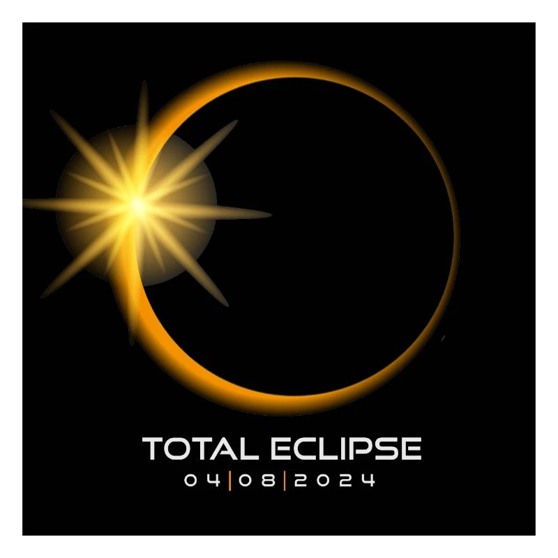Eclipse 2024 Souvenir April 8 Cool Memento
