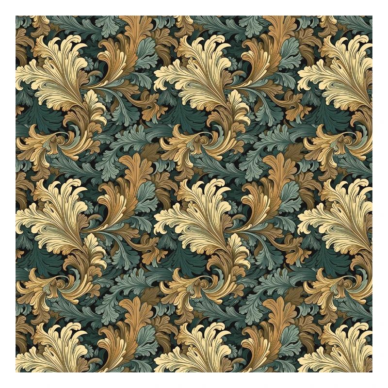 Leaves Seamless Pattern Leaf Foliage Nature Print