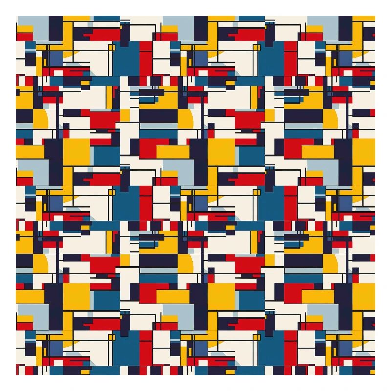 Abstract Geometric Seamless Repeat Pattern Shapes