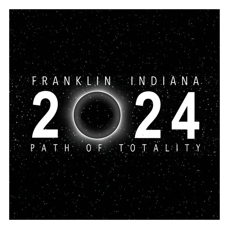 Franklin Indiana 2024 Eclipse Souvenir Cool