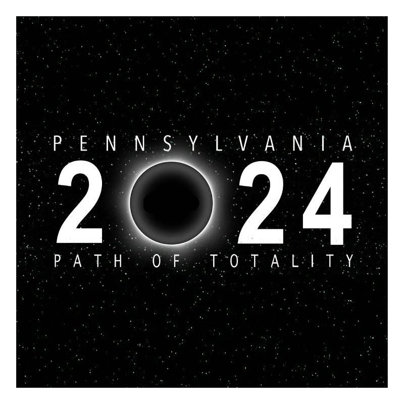 Pennsylvanie 2024 Eclipse Souvenir Cool Memento