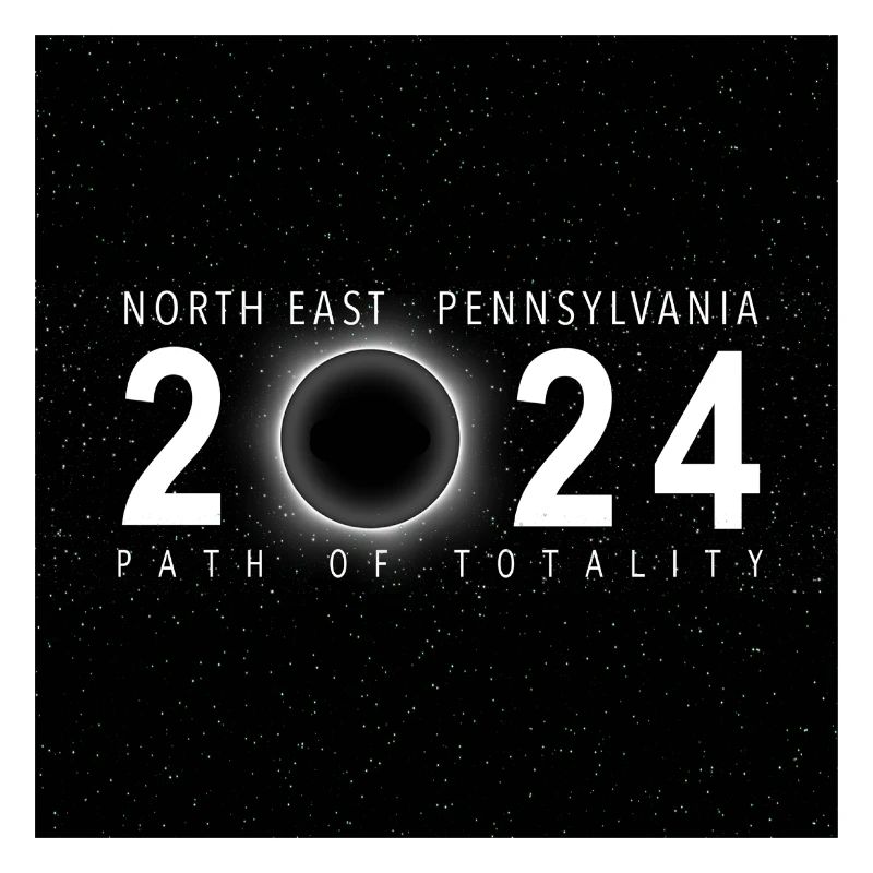 Souvenir de l’éclipse du nord-est de la Pennsylvanie 2024