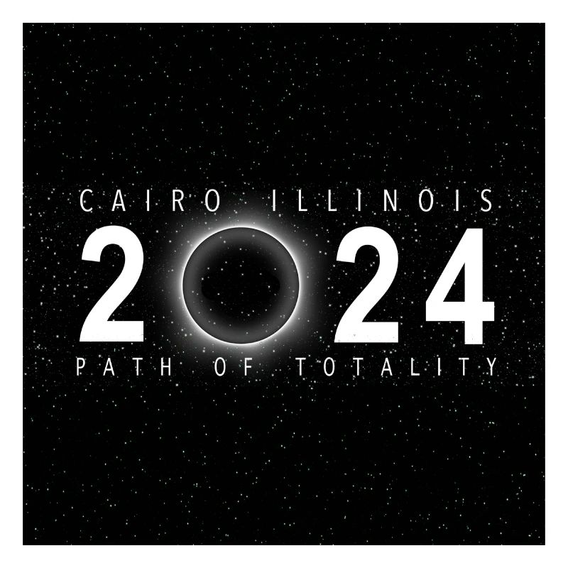 Cairo Illinois 2024 Eclipse Souvenir Cool Memento