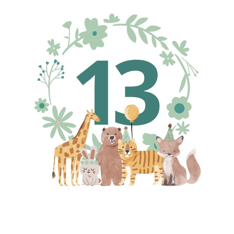 13-jähriges Jubiläum - Tiergeburtstag