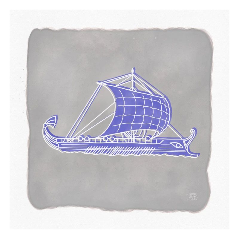 « Argo », Boho Line Art Design, série « Grèce »