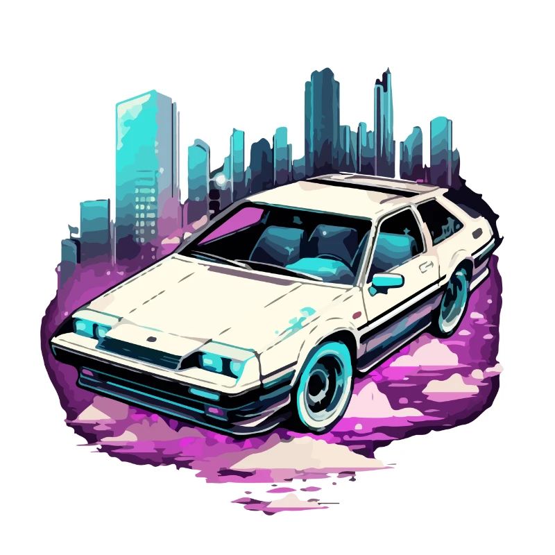 Voiture flèche d'argent