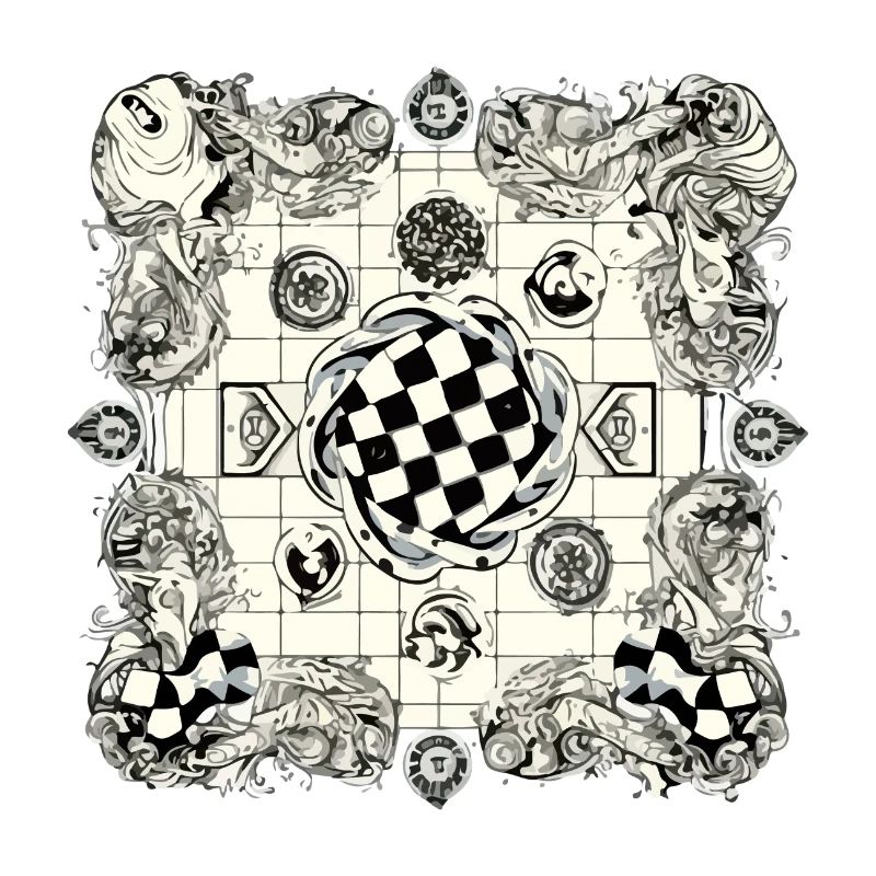 Alien Chessboard No. 3