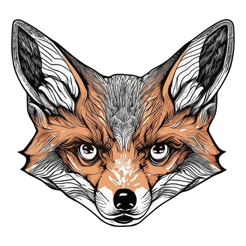 Fuchs mit tiefem Blick