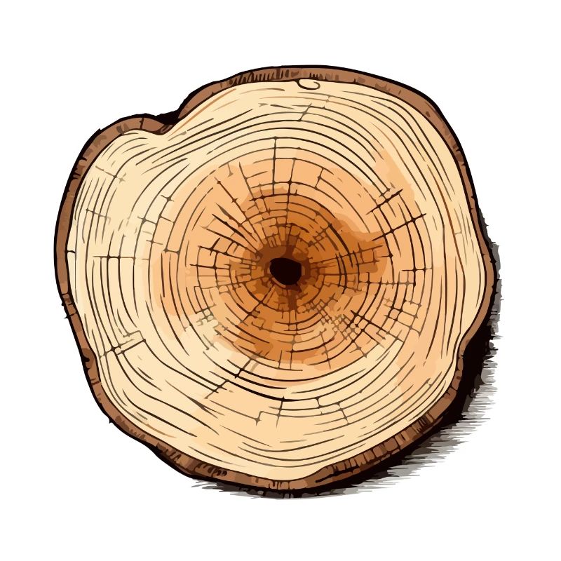 Coupe transversale d'arbre n°3