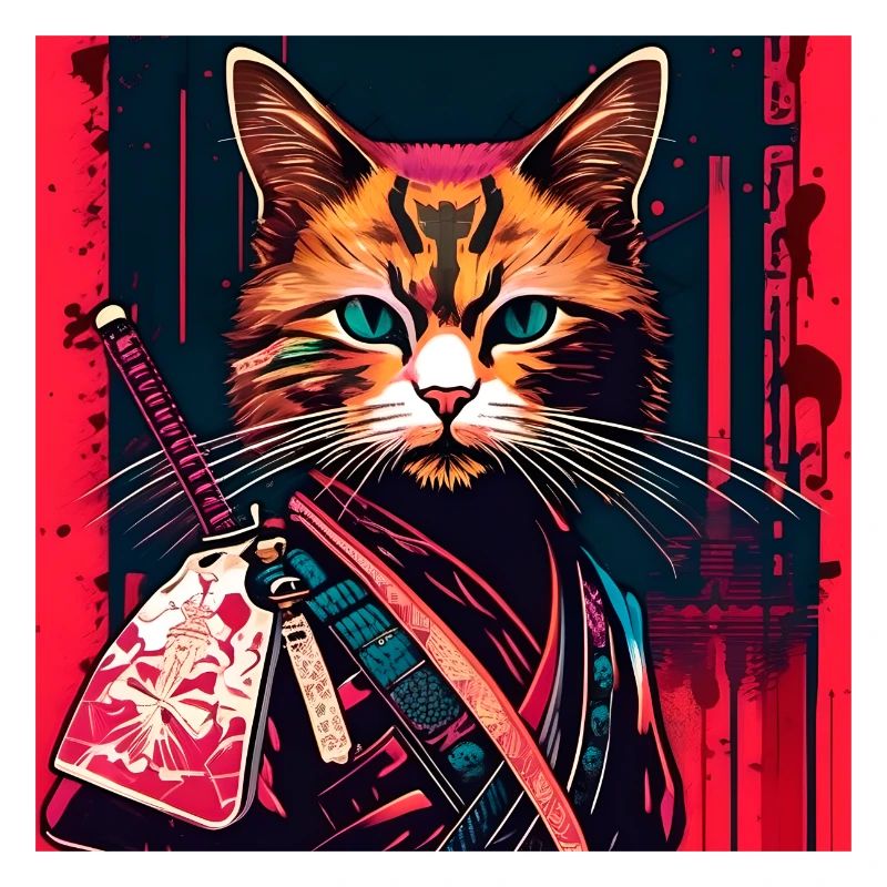 Samurai Katze