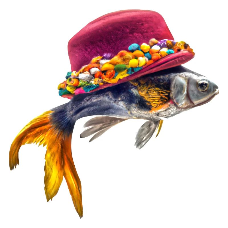 Fisch mit Hut