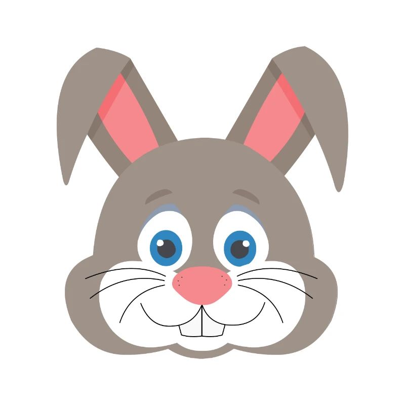 Cute bunny face