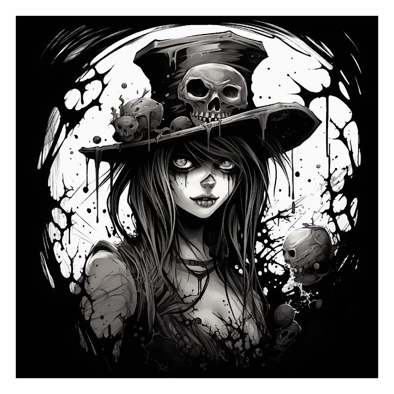 Emo Horrorpunk Mädchen