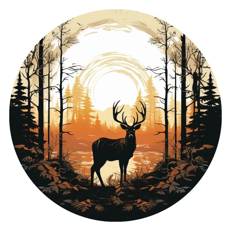 Chevreuil dans la forêt