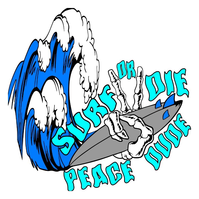 Surfer-Fans einzigartige Designs