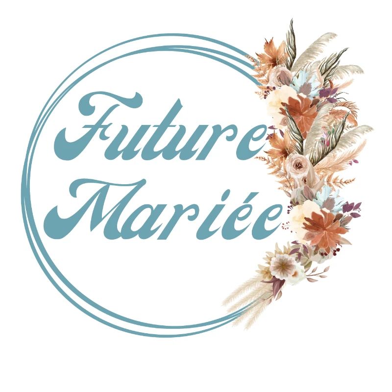 Future mariée fleurs rustique -tshirt assorti