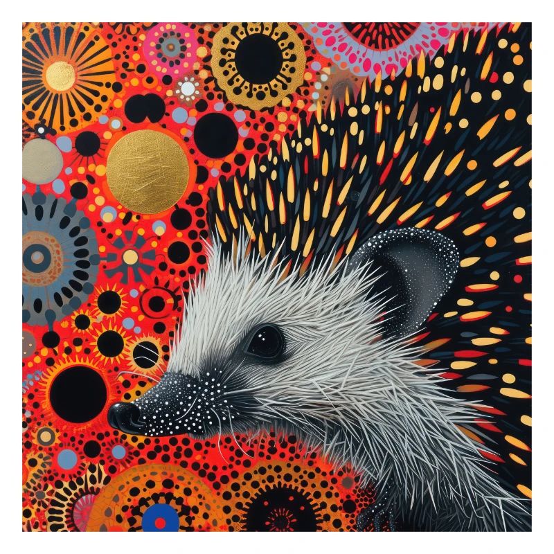 igel, bunt, tier, geschenk, geschenkidee
