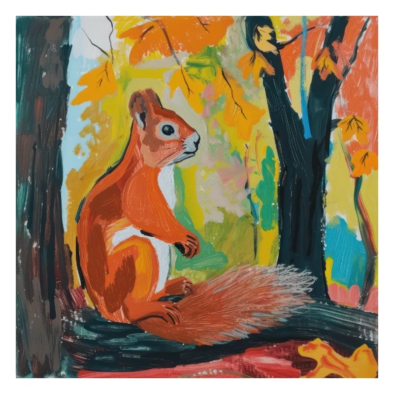 eichhörnchen, bunt, tier, geschenk, geschenkidee