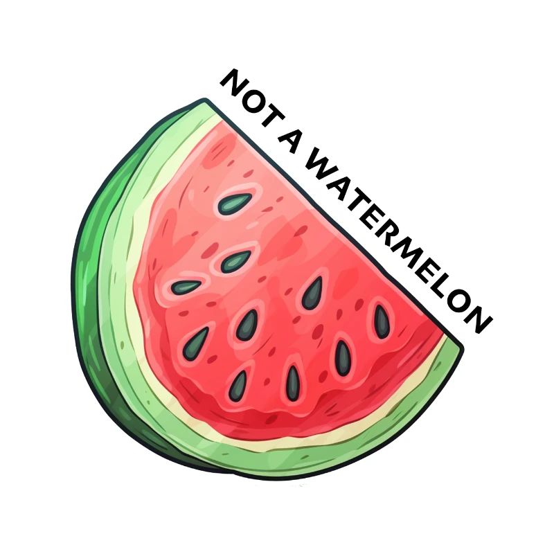 Pas une pastèque Palestine Art