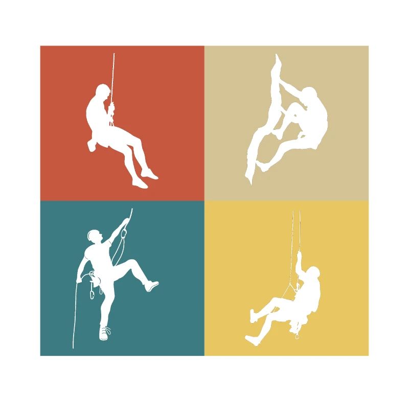 Retro Vintage Climbing