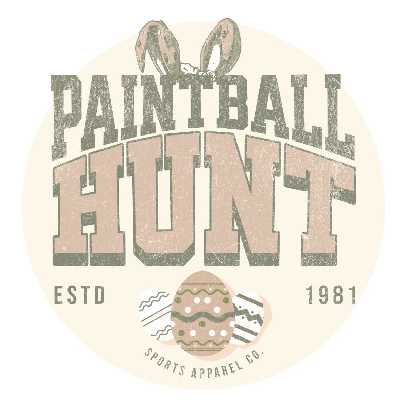 Paintball hunt, easter egg finder games