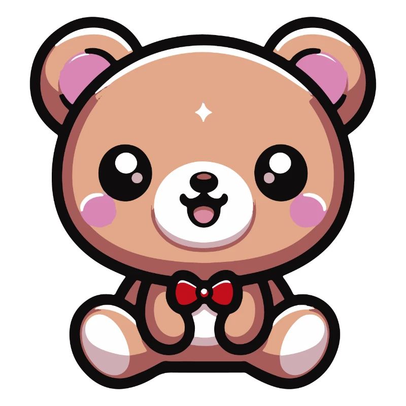 Cute Kawaii Teddy Bear 2