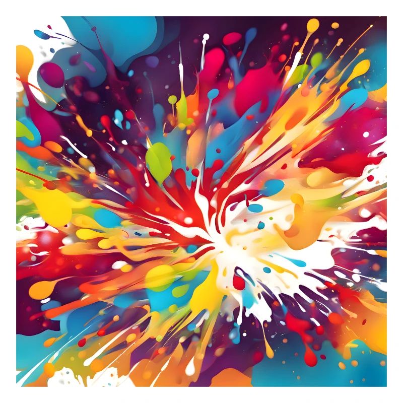 Idée cadeau de conception d’affiche abstraite colorée