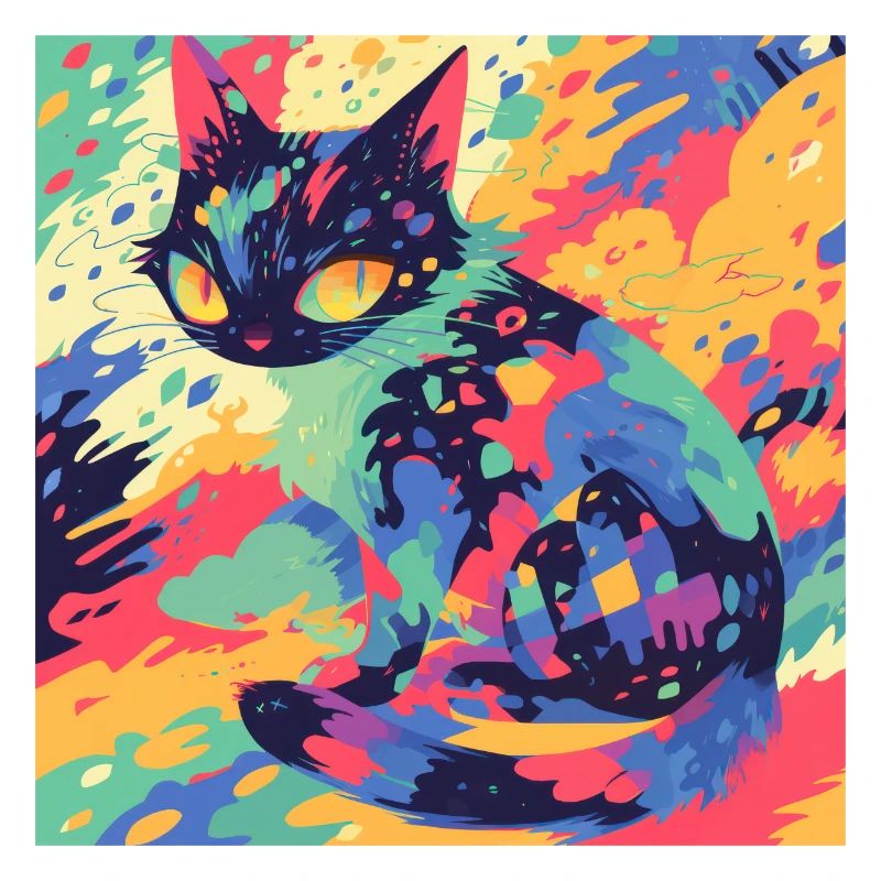 Chat, Motif De Chat