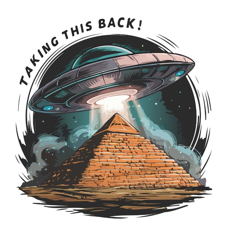 Außerirdischer Raub: UFO holt seine Pyramide
