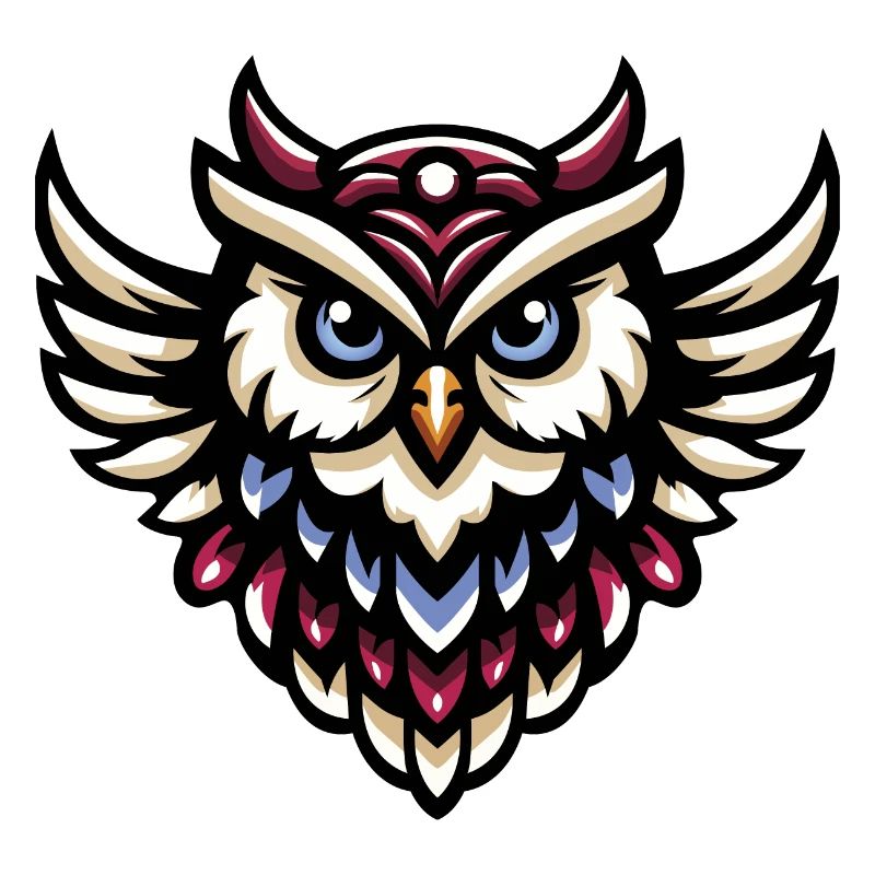 Coole fliegende Eule