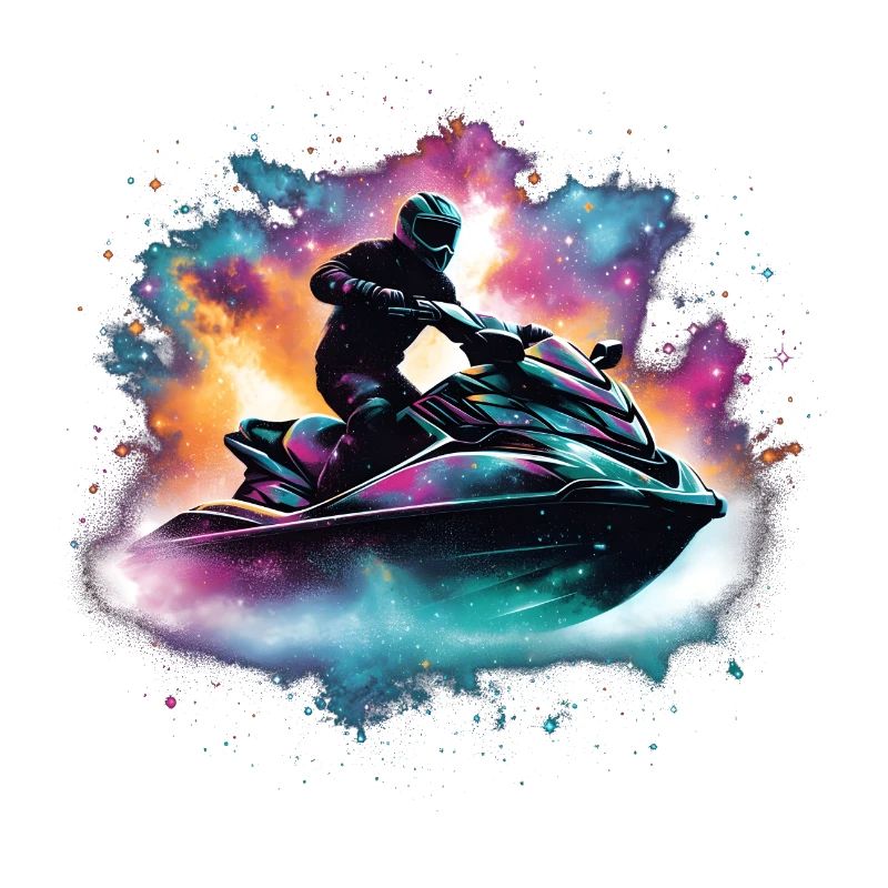 Per Jetski durch die Galaxis